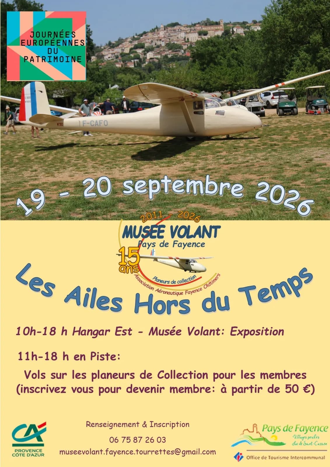 "Les Ailes Hors du Temps" - JEP 2026