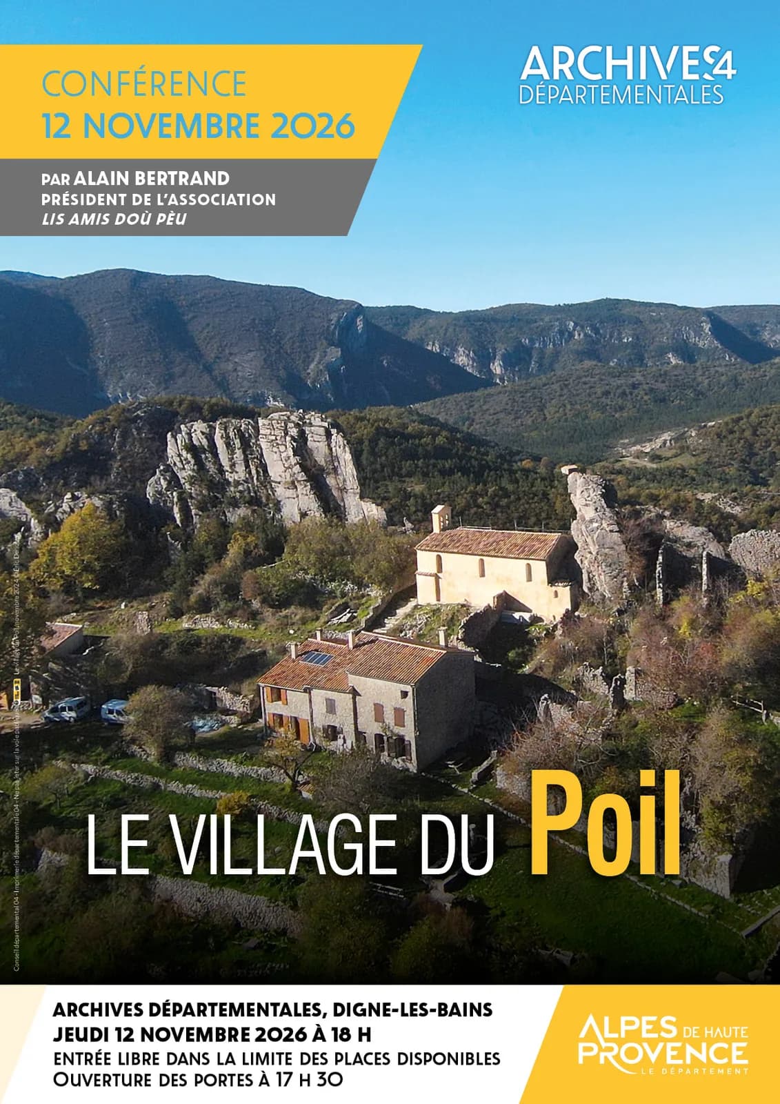 Conférence - Le village du Poil