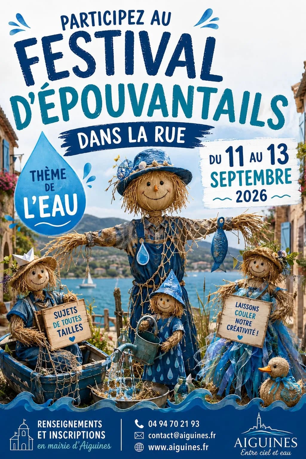 Festival d'épouvantails dans la rue