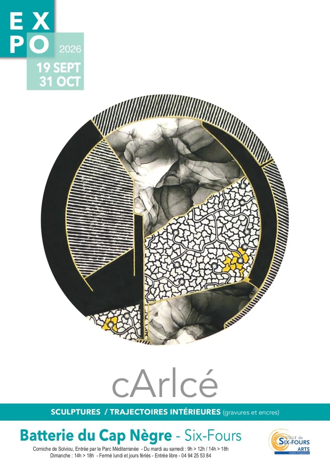 Exposition "Sculptures - Trajectoires Intérieures" de cArlcé