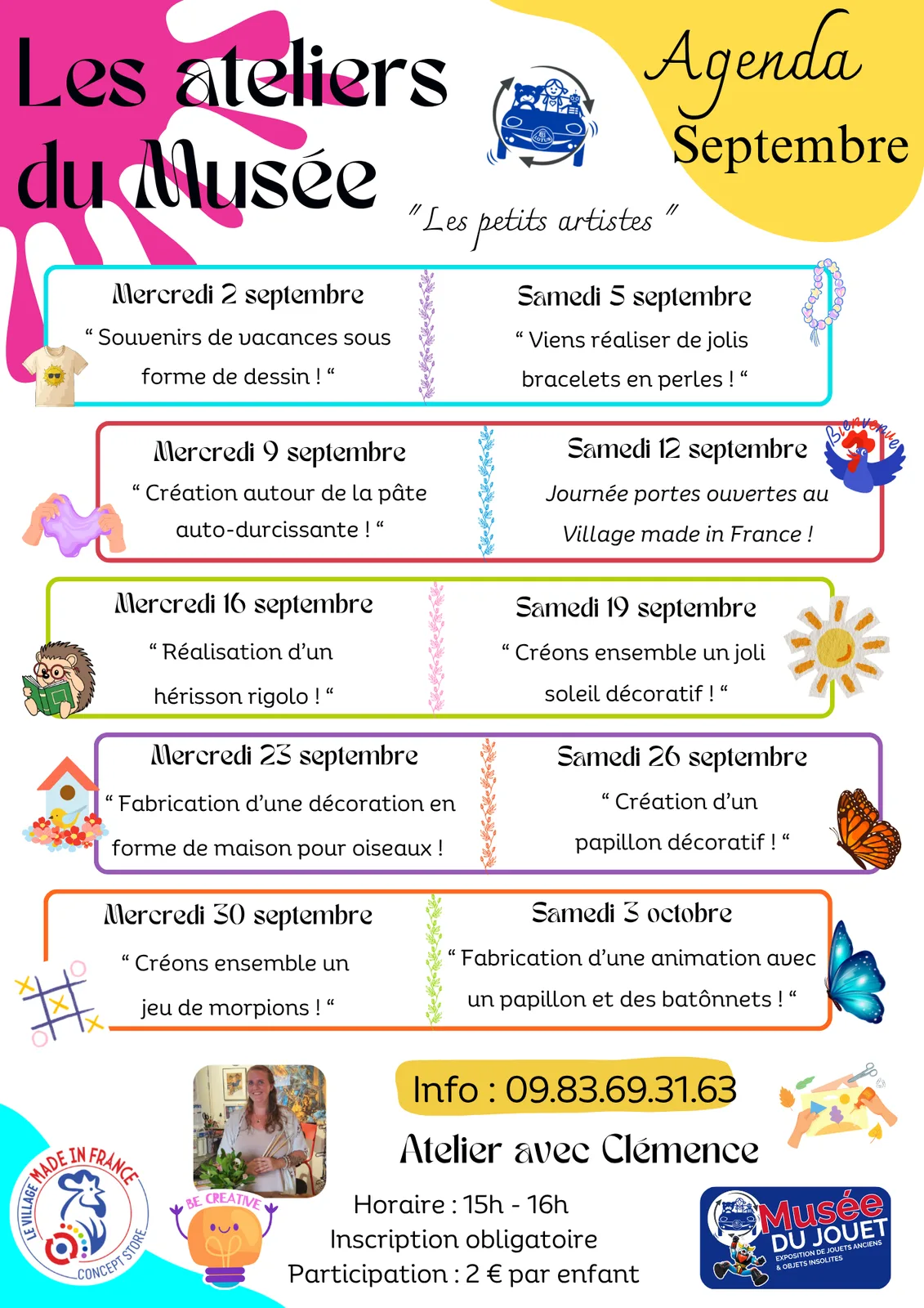 Les ateliers du musée du jouet