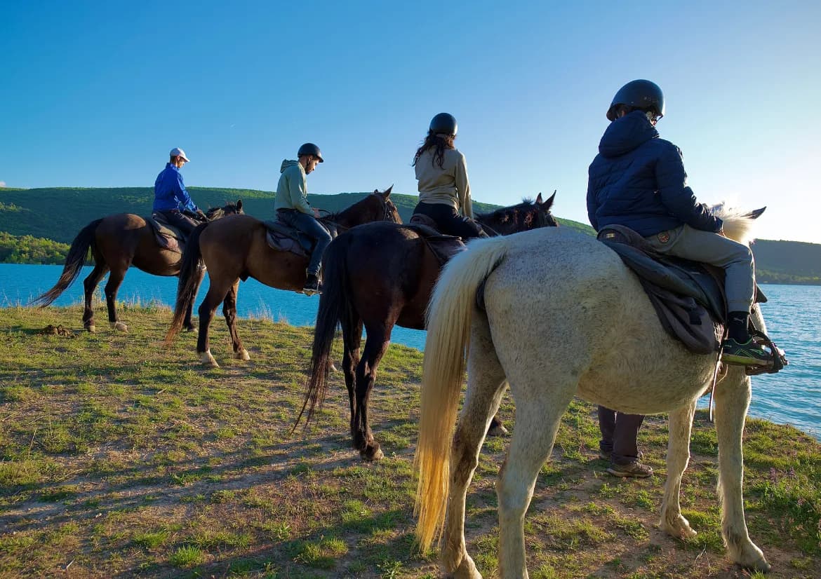 Fête du lac de Sainte-Croix - Balade à cheval