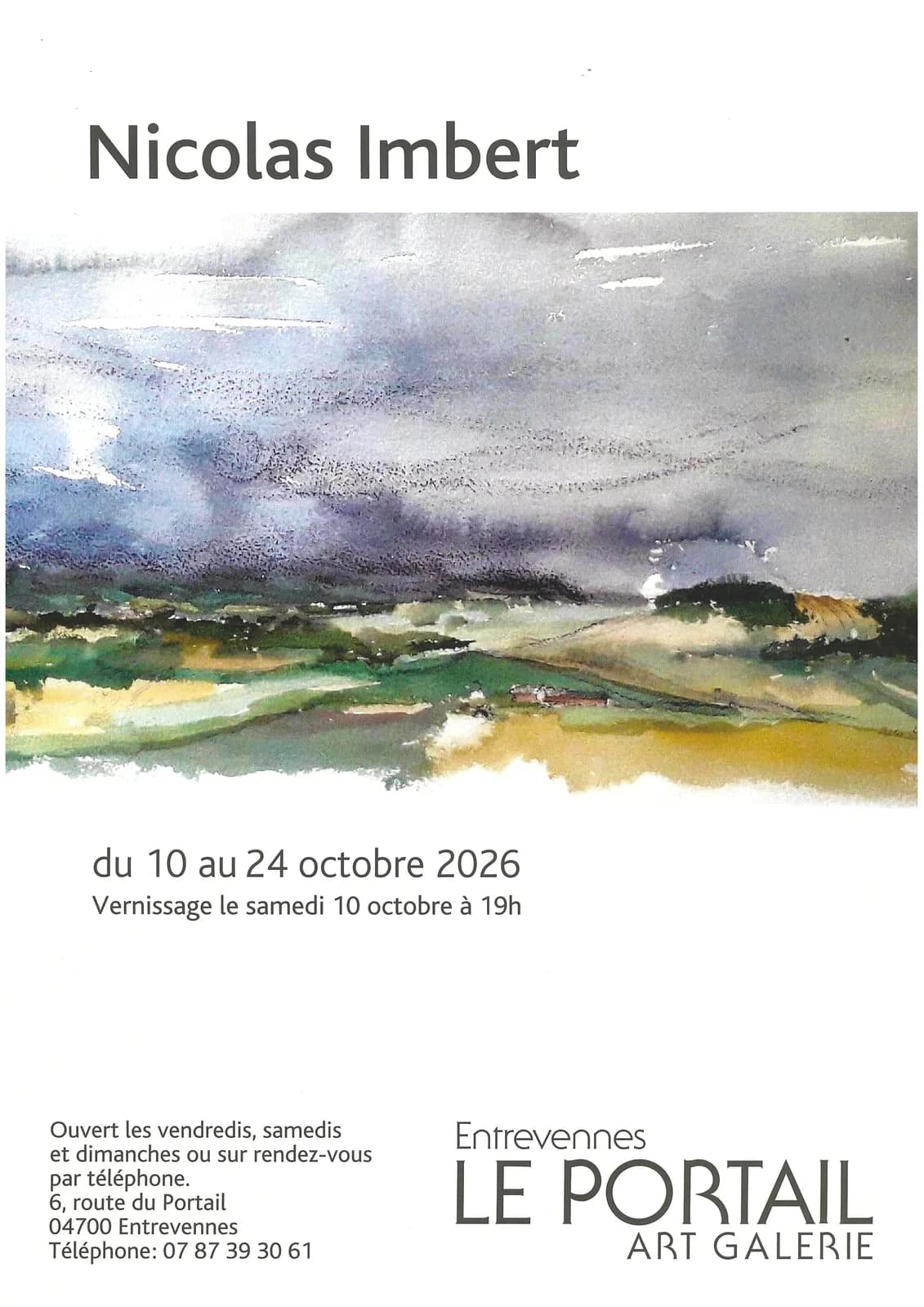 Exposition Nicolas Imbert