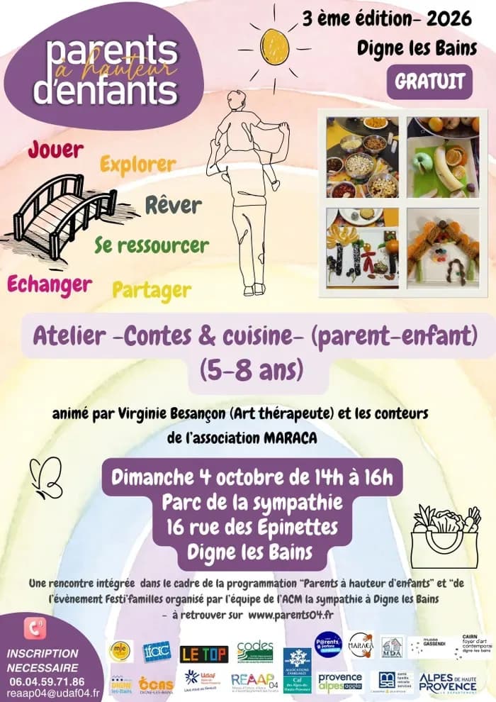 Contes et cuisine - Parents à hauteur d'enfants